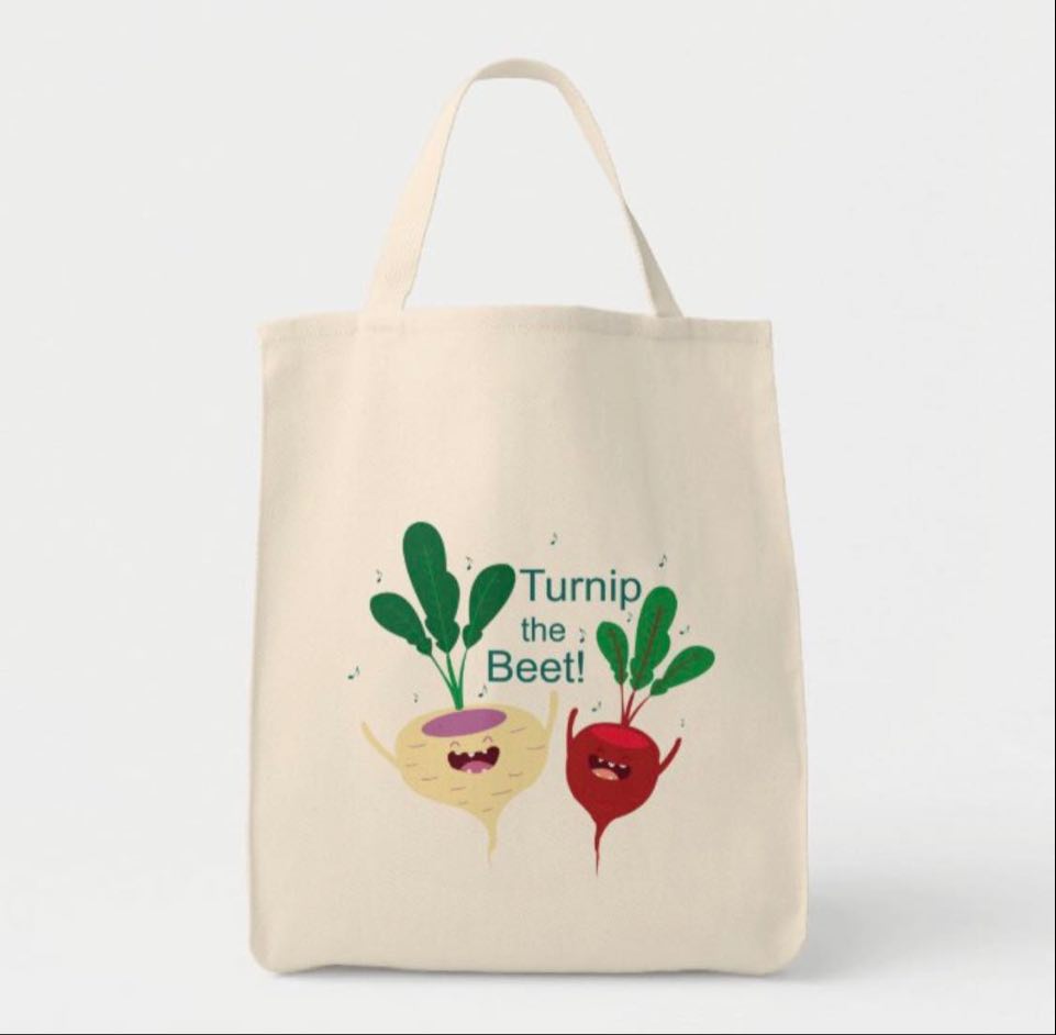 Turnip The Beet Medium Tote