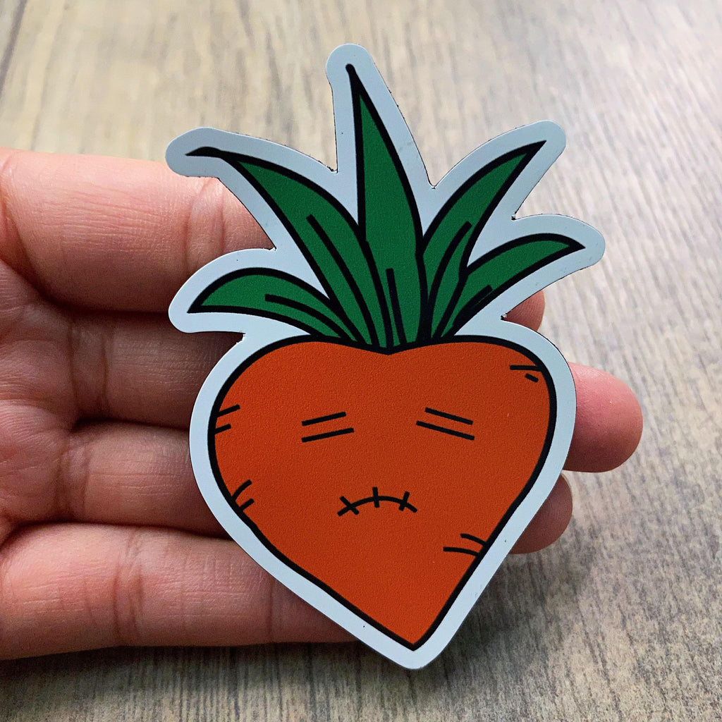 I Am Deceased Carrot Magnet