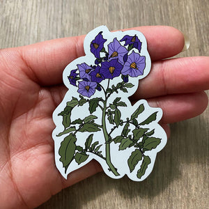 Potato Flower Magnet