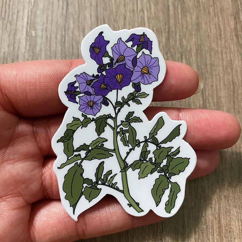 Potato Flower Stickie